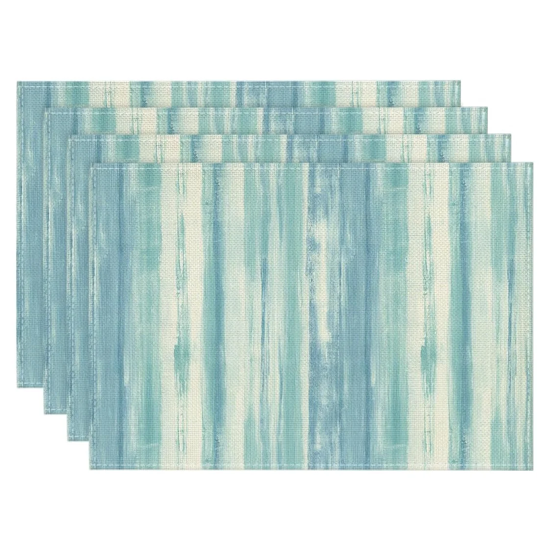 4/6/8pc Mandala Colorful Placemats Linen For Spiritual Gathering Intricate Pattern Table Runner