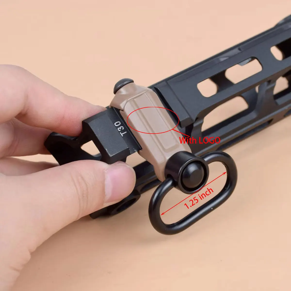 Tactical Quick Detach RSA GBB Buckle QD Sling Steel Mount Attachment Adapter Fit 20mm Rail Hunting Tool Buckle Clip Accessories