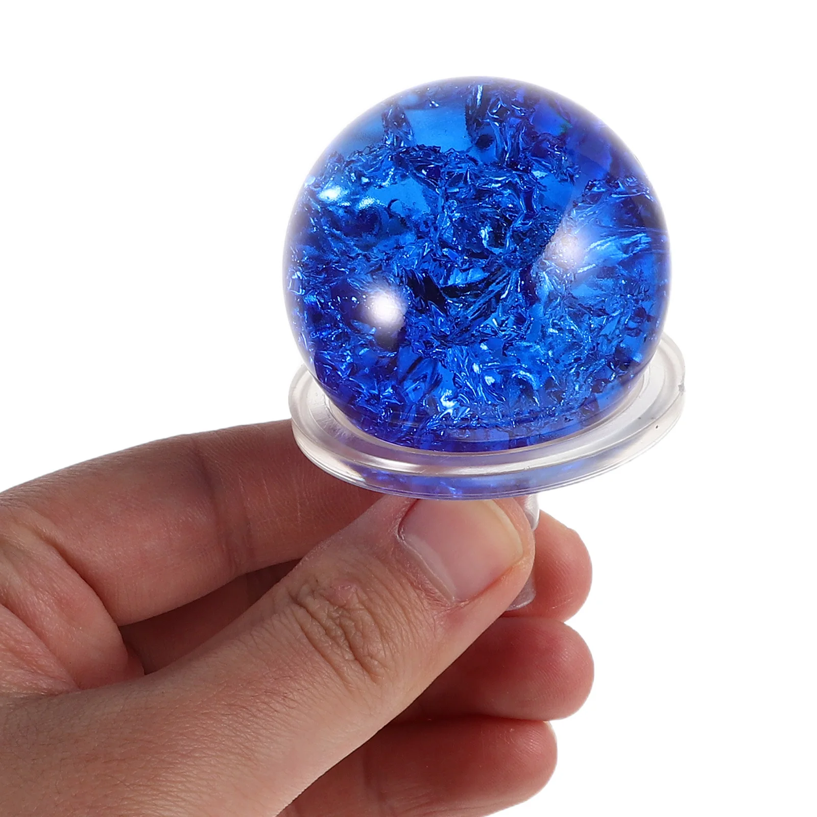 

1Set Glass Balls Decorative Ice Cracked Sphere for Fish Tank Rockery Fountain Garden Ornaments DIY Centerpiece Home Decor