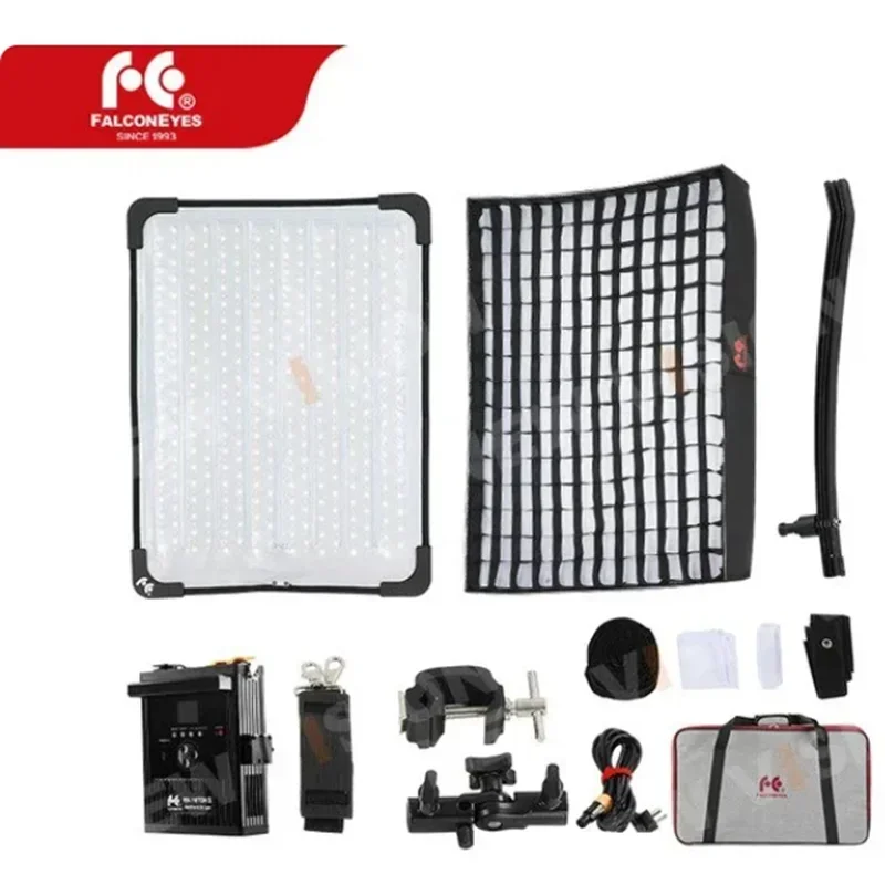 Venda quente Acessórios para câmera Falcon Eyes RX-18TDX III 3000K-5600K Lâmpada de pano enrolável flexível à prova d'água LED luz de vídeo