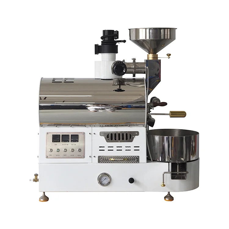1kg Coffee Roaster Electric and Gas Smart Controls for Home or Commercial Use