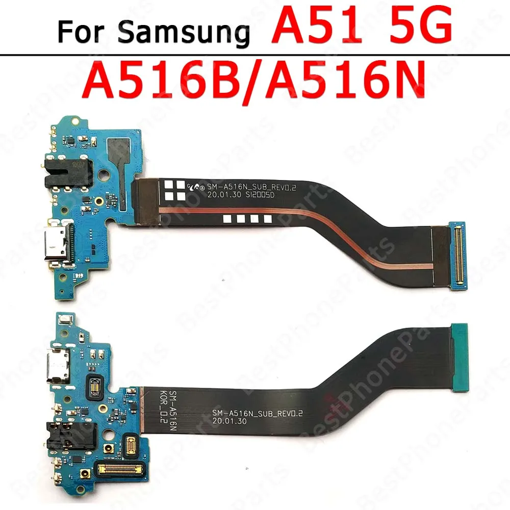 Usb Connector For Samsung Galaxy A31 A41 A51 A71 5G A01 Core A11 A21 A21s Charge Board Charging Port Replacement Parts