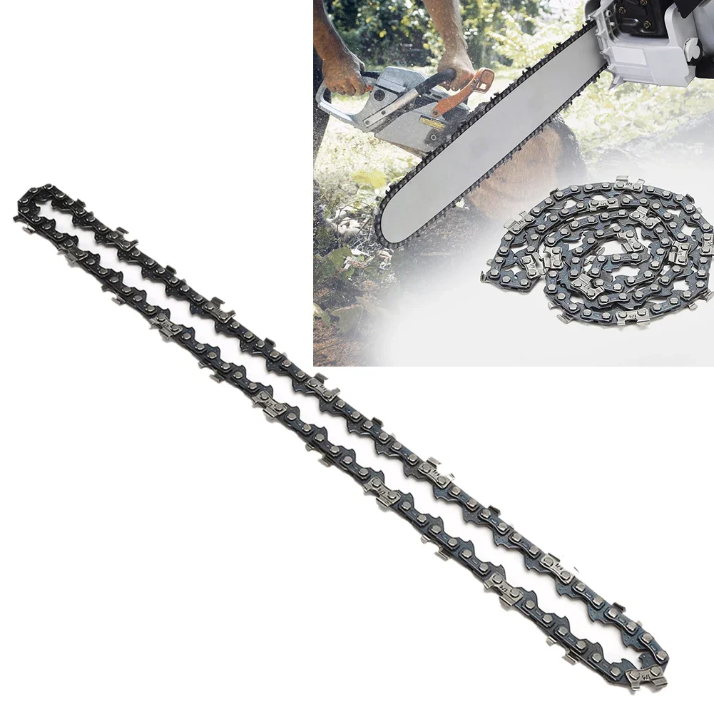 

12 Inch Metal Saw Chain Spare Parts 45 Drive Links Electric Chainsaw Chain 3/8inch Pitch Chainsaw Blades for Wood Branch Cutting
