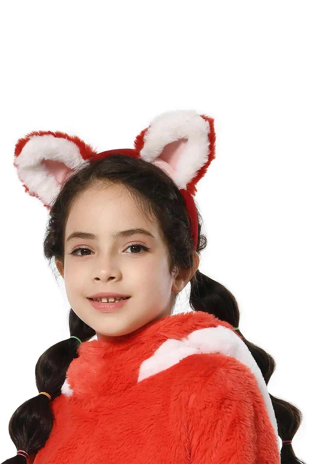 Kids Abby Hoofdband Draaien Cosplay Rood Kostuum Accessoires Panda Oren Hoofddeksels Meisjes Halloween Party Rollenspel Foto Props