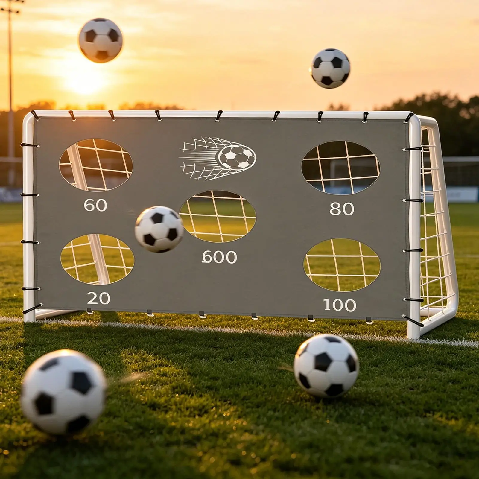 

Soccer Target Net Folding Training Equipment Soccer Accuracy Target Cloth For Adults Youth Beginners Players Athlete Accuracy