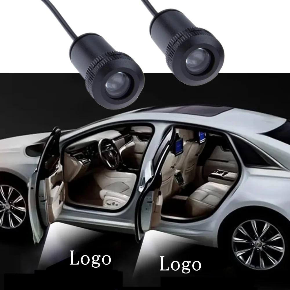 

2Pcs Car Door Lights Welcome Projector LED Logo Light For Ope1 Logo Ghost Shadow LightsAuto Accessories