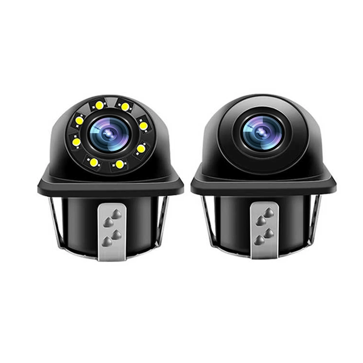 2PCS Car Parking Camera Rear View Night Vision IR/LED Backup Reverse CCD HD Waterproof Camera IP67 Car Back Camera