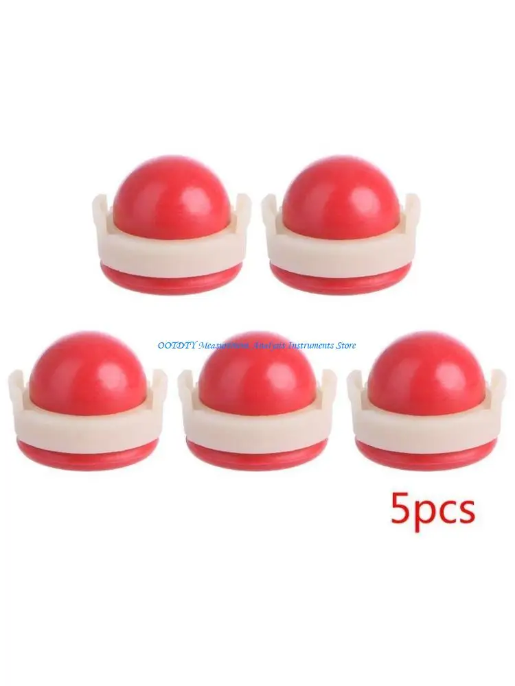 

367D 5Pcs Carburetors Oil Primer Bulb Cup For Briggs&Stratton 494408 Lawn Mower