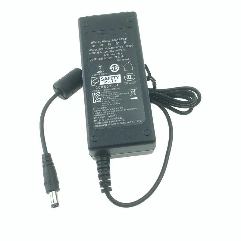 Cargador Adaptador de Corriente Alterna 19V 1.3A ADS-40NP-19-1 para Monitor LCD Philips AOC 24B2XH/27B2H 24B2XD 24B2XDM 24B2XDA 24T1Q/27T1Q
