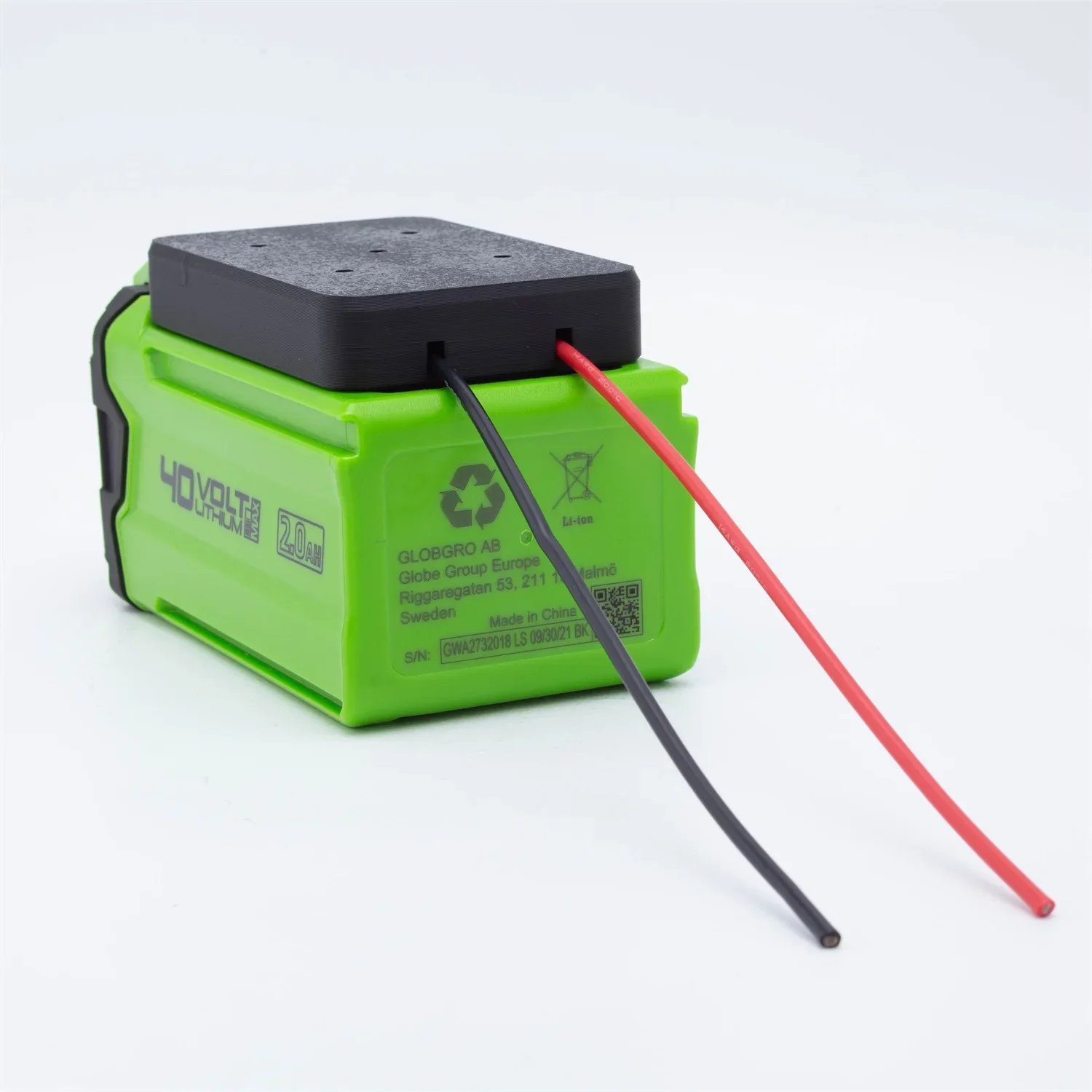 This DIY Adapter Is Suitable for Greenworks 40v Lithium-ion Battery 14 Awg Robot Power Adapter Electric Drill Tool Accessories