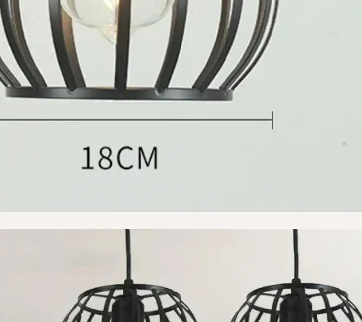 

Vintage Pendant Light Retro Pendant Lights for Living room Decoration Loft Indoor Hanging Chandelier Lamp Lighting Fixture