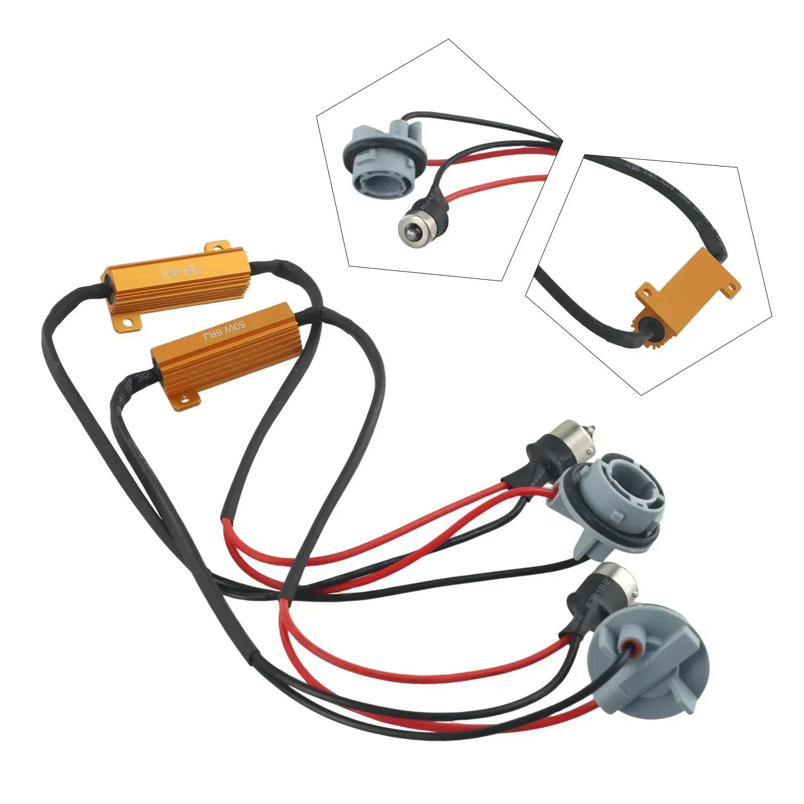 Canceller Belastingsweerstand Decoders Decoder Canbus Lamp Lampen 50W Auto Vrachtwagen BA15S P21W OBC Waarschuwing Vervanging Kit