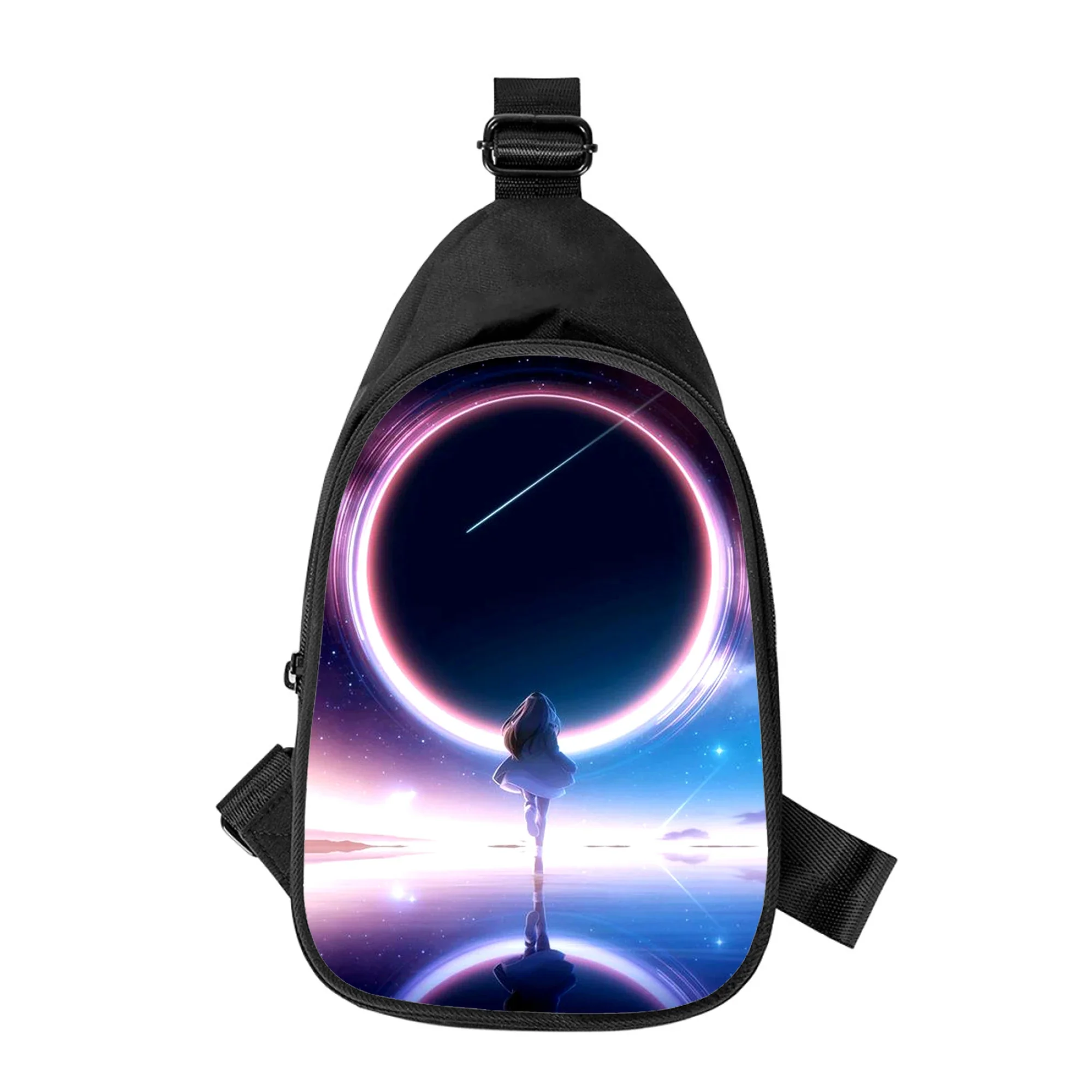 Art Anime Landscape illustration New Men Cross Chest Bag Diagonally Women Shoulder Bag Husband School Waist Pack Male chest pack