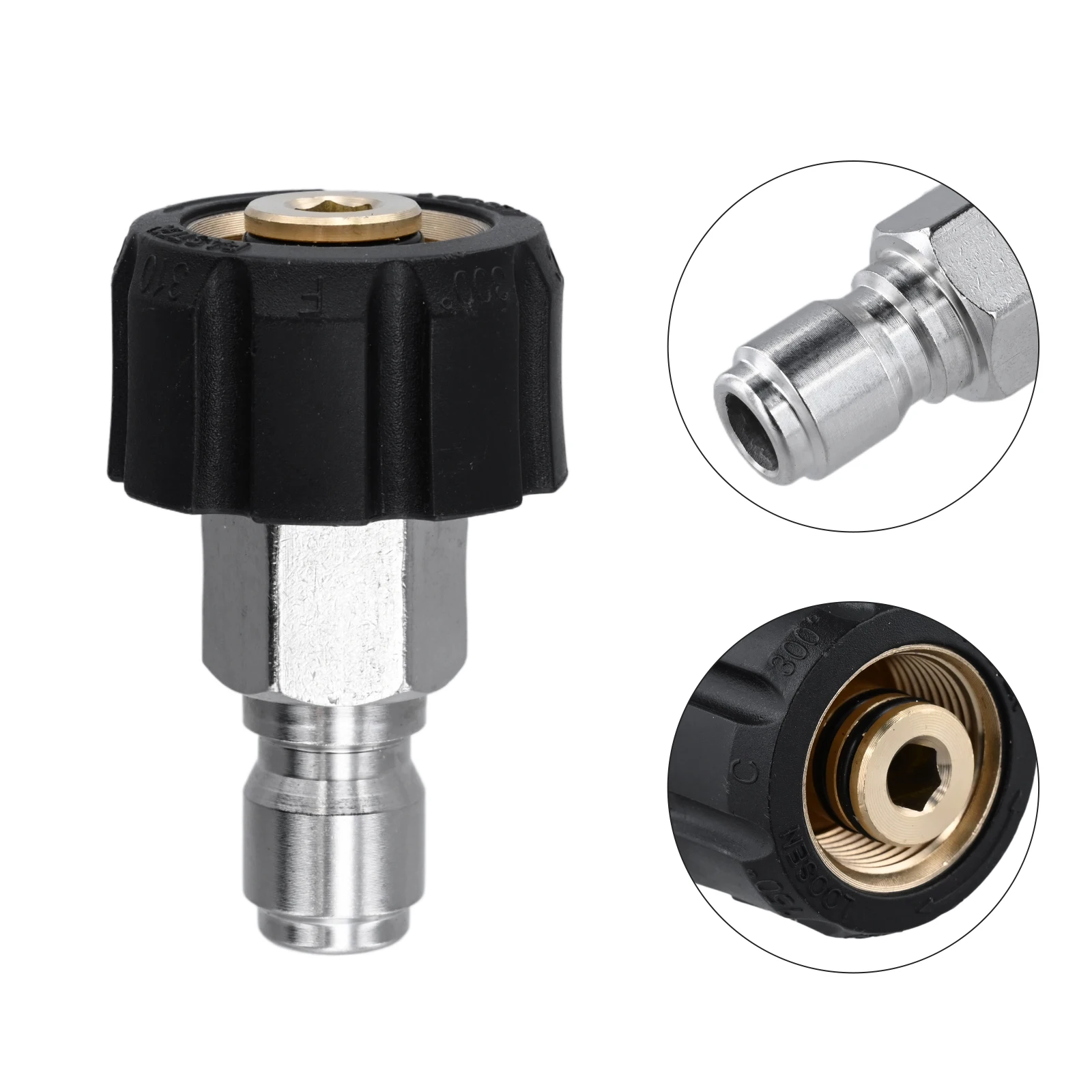 

Pressure Washer Parts Exceptional Durability M22 Thread For MTM Wide Compatibility For Hydro 24.0446 For Pump Outlets