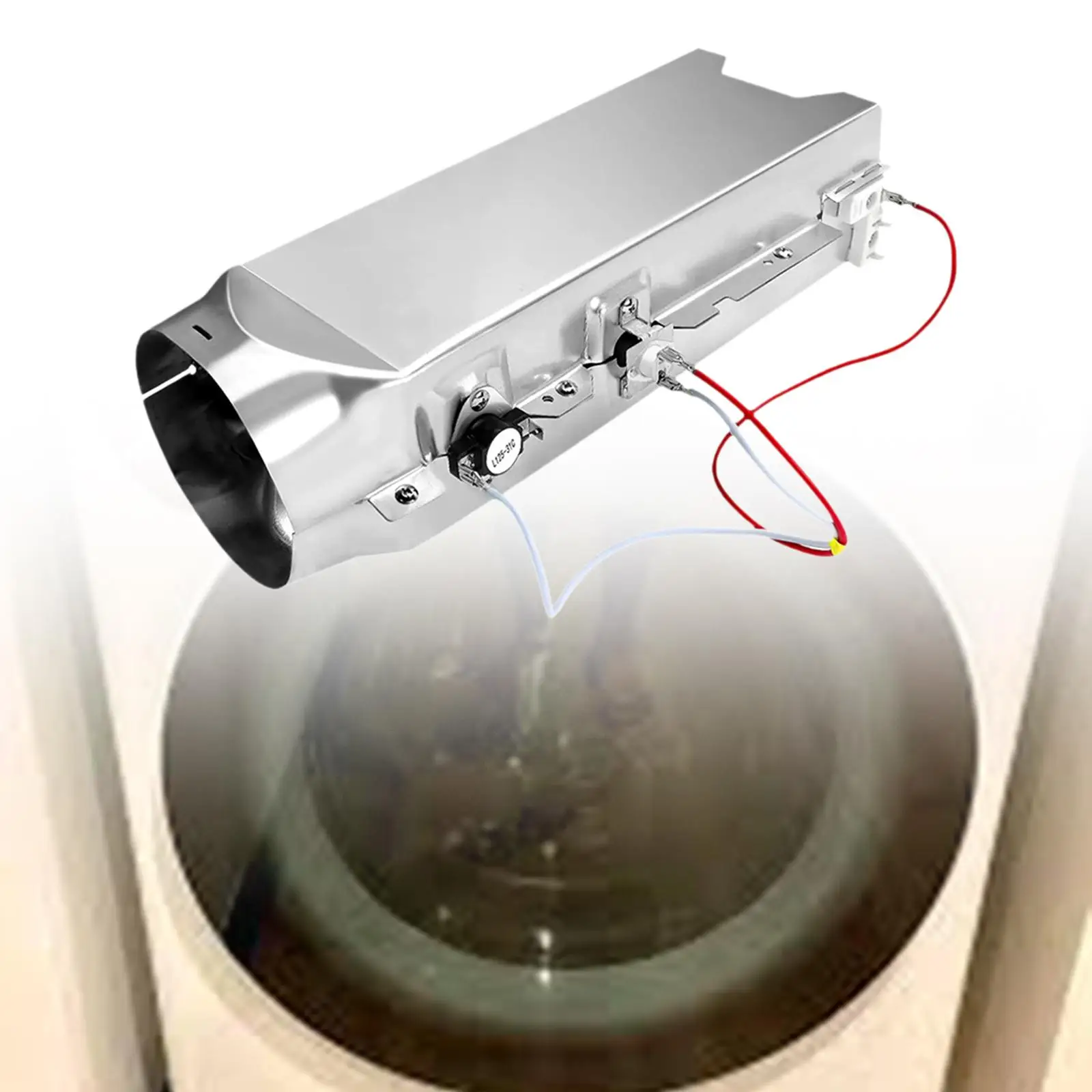 

Dryer Heat Element Replace Metal,Practical,Dryers Accessory,Heater Duct Assembly for Dryer,Assembly Replaces,for 5301el1001J