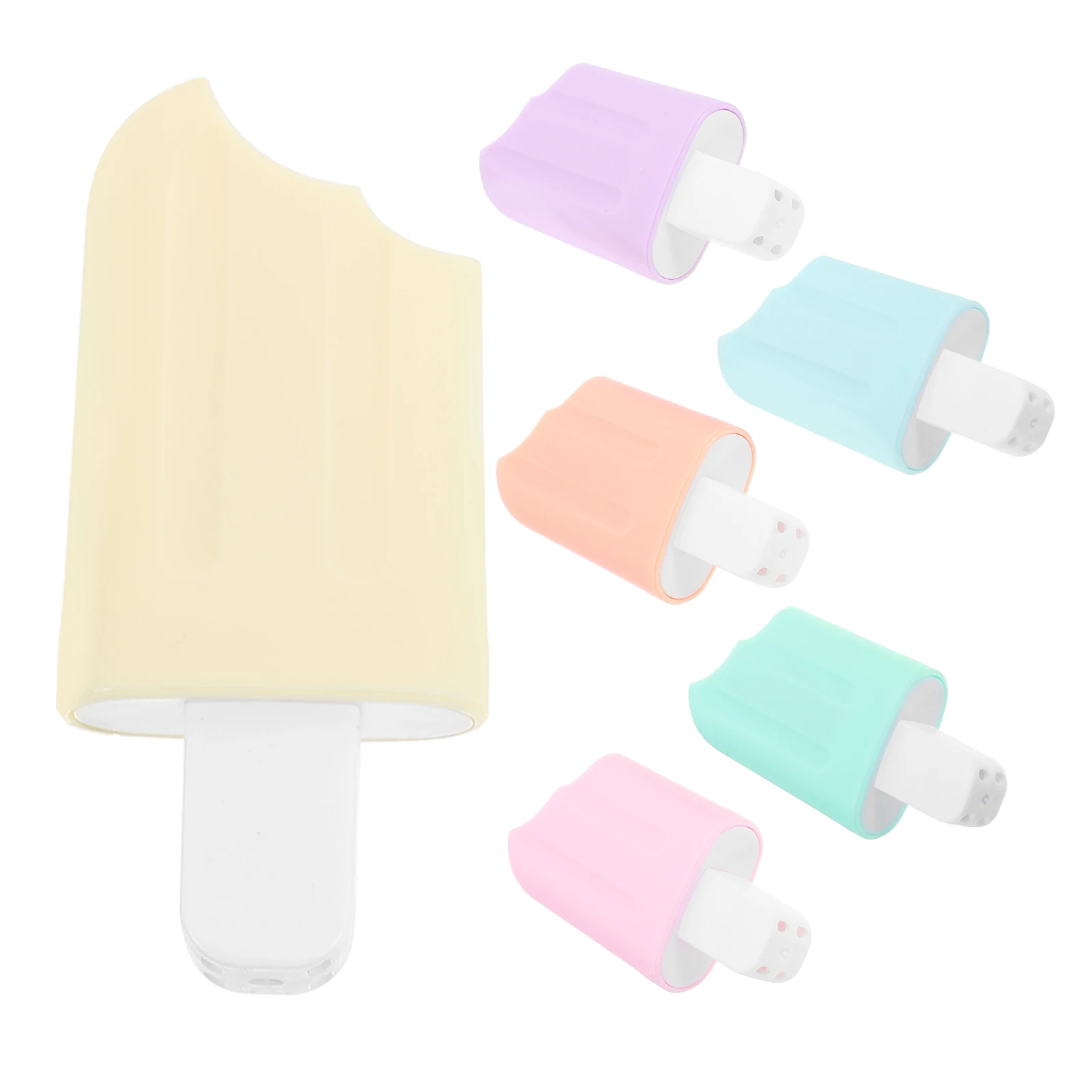 6Pcs Highlighter Pens Vibrant Mini Highlighters for Adorable Cartoon Marking Pens for Note Taking Book Marking