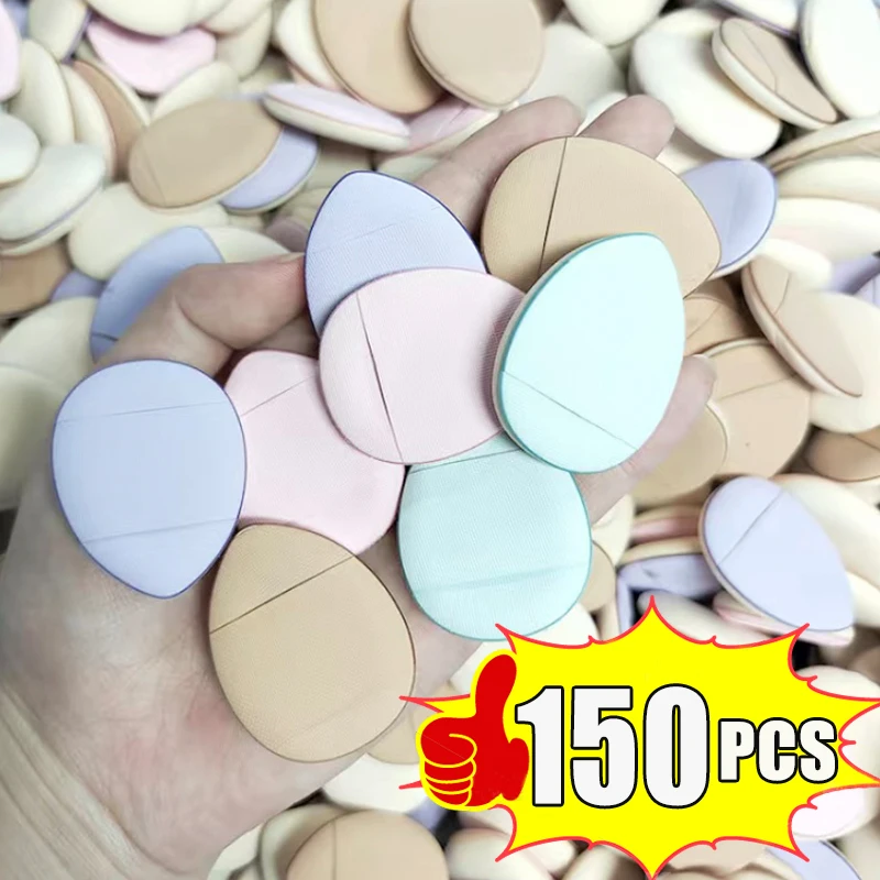 

1/150pcs Mini Water Drop-shaped Design Cosmetic Puff Facial Powder Puff Soft Foundation Sponge Cosmetic Air Cushion Beauty Tools