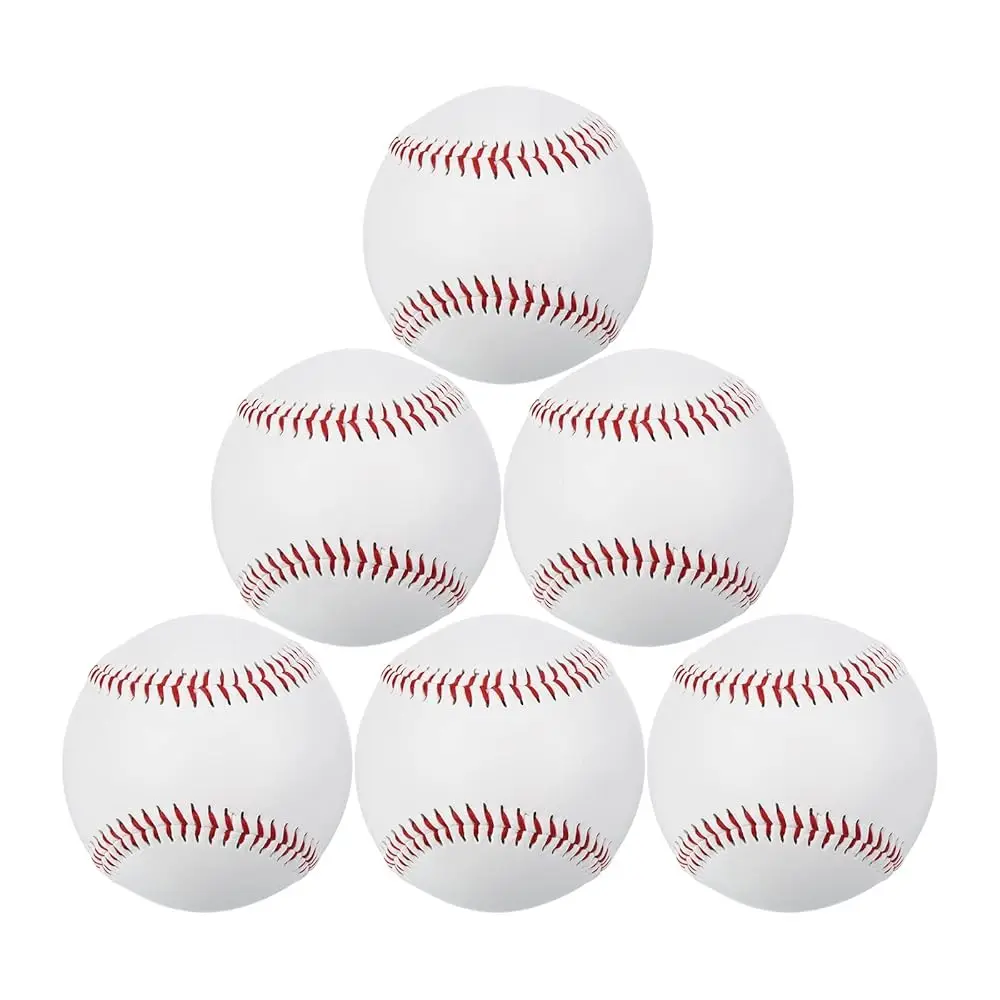 

Baseball Hard Baseballs Bulk Standard Size Adult Leather Practice Training