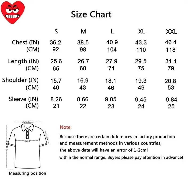 Break Egg Women POLO Shirt Cotton Cartoon Cute Snag Heart Embroidery Short Sleeve Straight Lady Summer Solid POLO Shirt