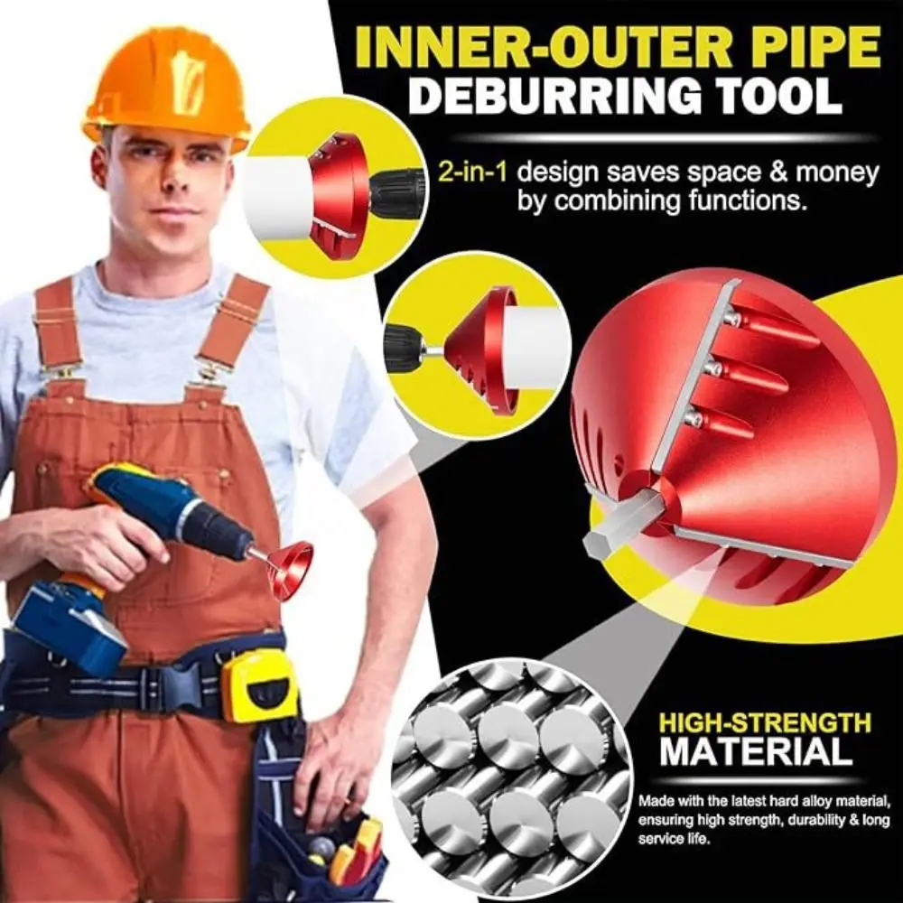 

Comfortable Operation PVC Deburring Tool Efficient Chamfering Smooth and Seamless Pipe Chamfer Tool Remove Pipe Burrs