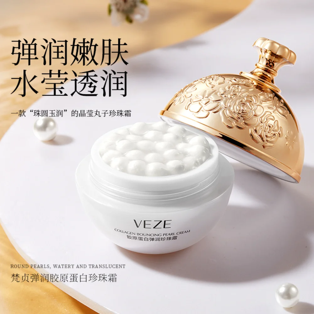 Collagen Elastic Pearl Cream 30g Restructuring Pearl Pill Filling Cream Anti-aging Anti Wrinkle Moisturizing Skin Care