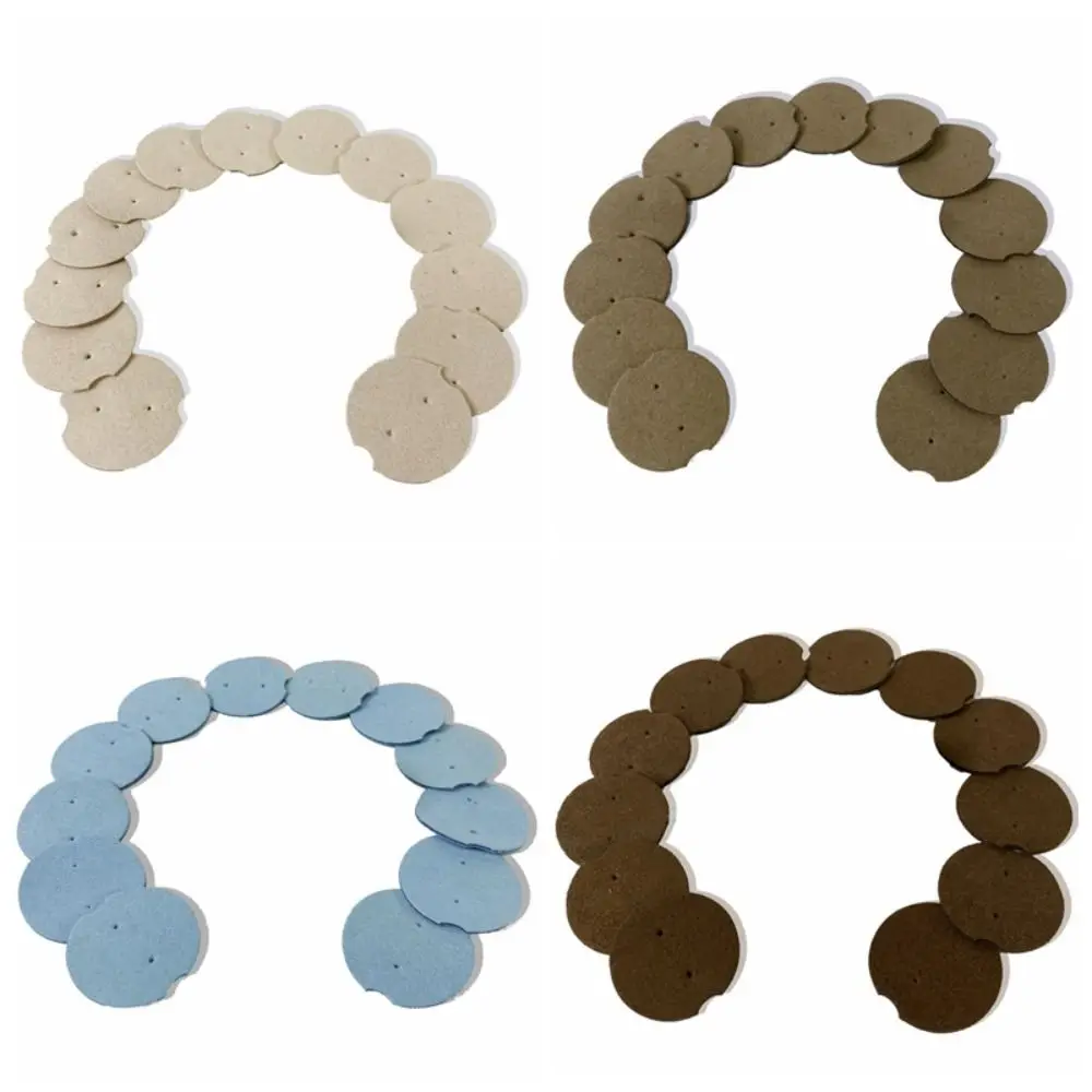 12 قطعة حلقات متعددة الوظائف عرض منصات مستديرة المنظم أقراط رف شاشة تغليف المجوهرات حامل حلقي دائري بسيط السفر #6