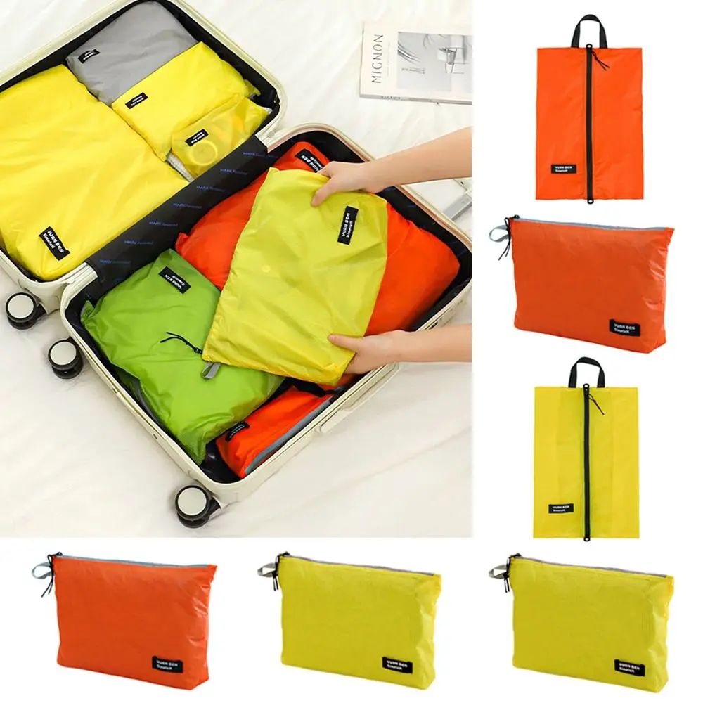 

Silicone-coated Luggage Storage Bag Ultra-lightweight Multifunctional Travel Organizer Bag Zipper Bag Nylon Luagge Subpackge Bag