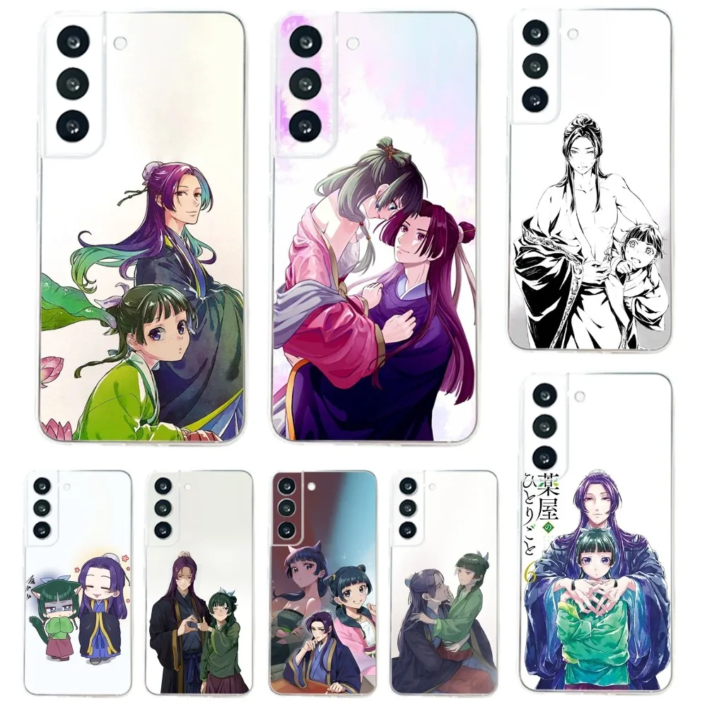 The Apothecary Diaries Maomao Jinshi Phone Case For Samsung Galaxy A71,70,52,51,40,31,A50,30S,21S,Note20ultra Transparent Cover