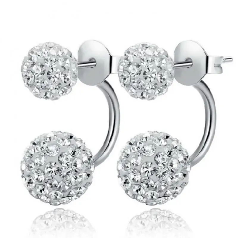 Pendientes de tuerca de piedra Natural para mujer, aretes chapados en Color plateado, aretes de joyería brinco, regalo, venta al por mayor