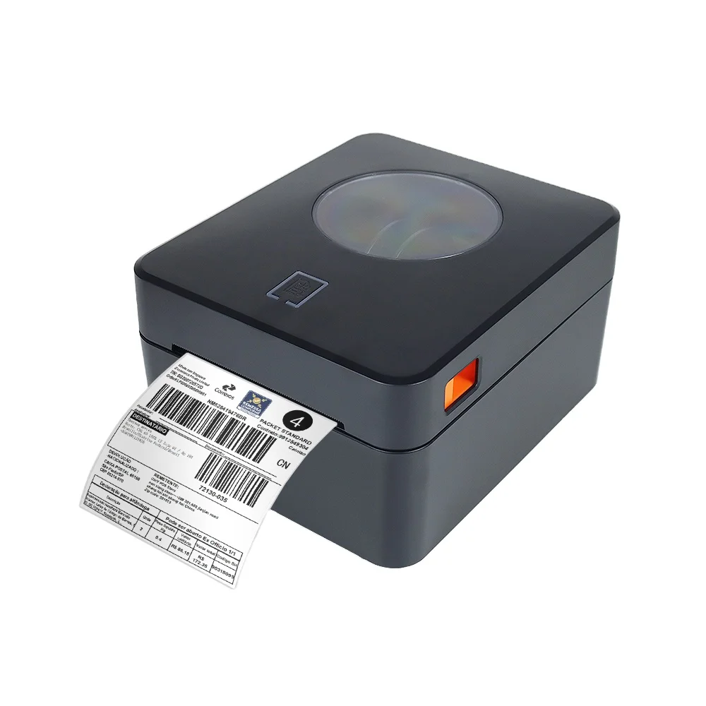 

110mm Direct Thermal FBA Labels Black White USB Shipping Packing Sticker Waybill Barcode Printers POS Usage Stock Used For FBA
