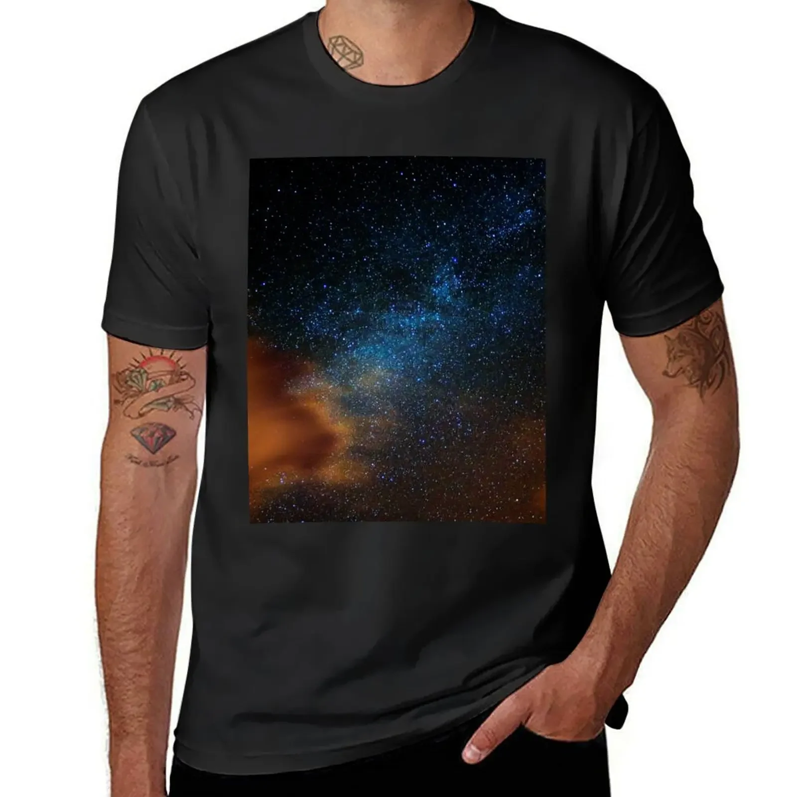 A Welsh Milky Way T-Shirt oversized t shirt plain sports fans vintage graphic tee big and tall t shirts for men