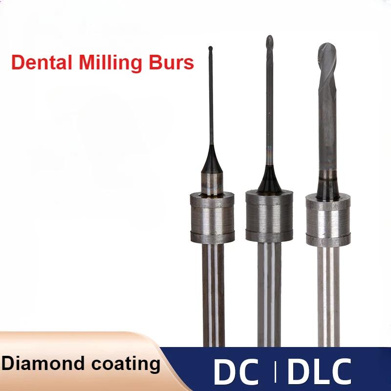 

Dental Milling Burs Cutter Needle Lab Materials 0.6/1.0/1.5/2.0/2.5mm Carbide Glass Ceramic Zirconia Turning Needle Denture Tool