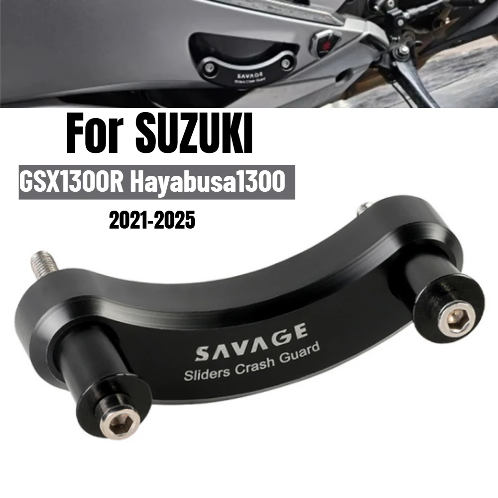 

For SUZUKI GSX1300R Hayabusa1300 2021-2025 Motorcycle Left Crankcase Guard Cover Clutch Engine Case Slider Crash Protector