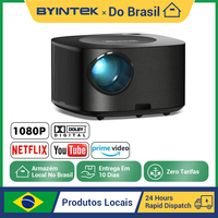 BYINTEK X30 Upgrade 1080P Full HD Licensed Netflix TV System AI Auto-focus Dolby Smart WIFI LCD LED Video Home Theater Projector
