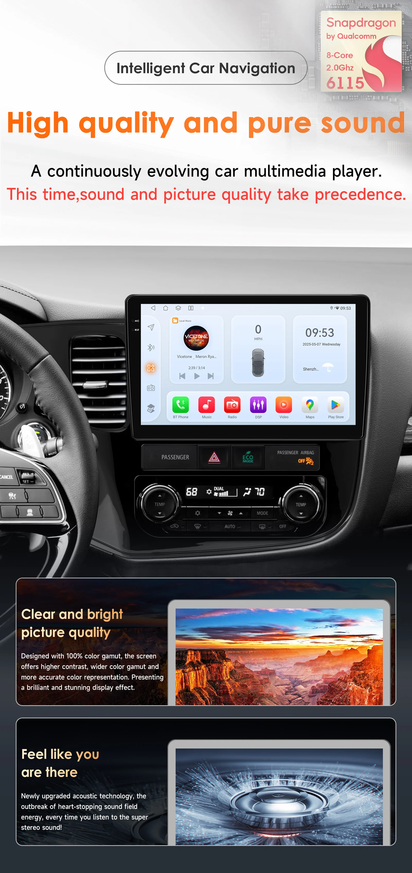 Carplay 4G-LTE 10.1 Inch Car Radio Android for Mitsubishi Outlander 3 GF0W GG0W Xl Player GPS 2 Din Stereo DSP Multimedia
