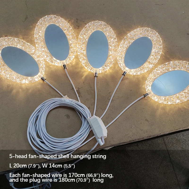 TEMOU Modern Wedding Pendant Lamp Festival Lights Atmosphere LED Light For Party Stage Background Decorationnd