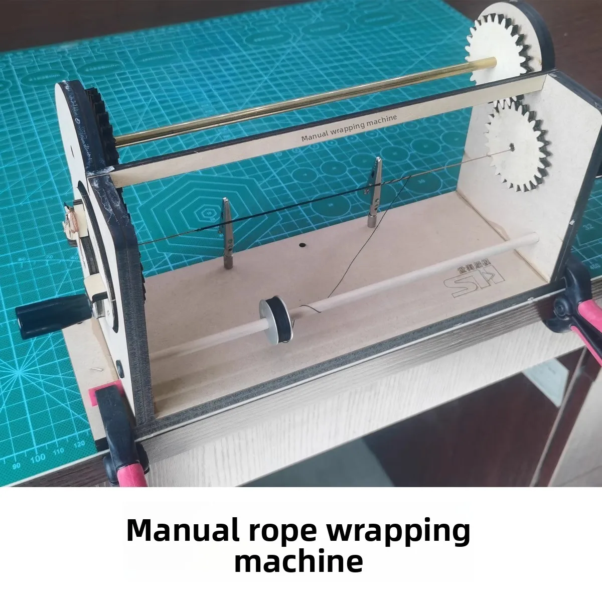 Precision Manual Coil Winding Machine for Thin Wire and Cord, Compact Winding Tool