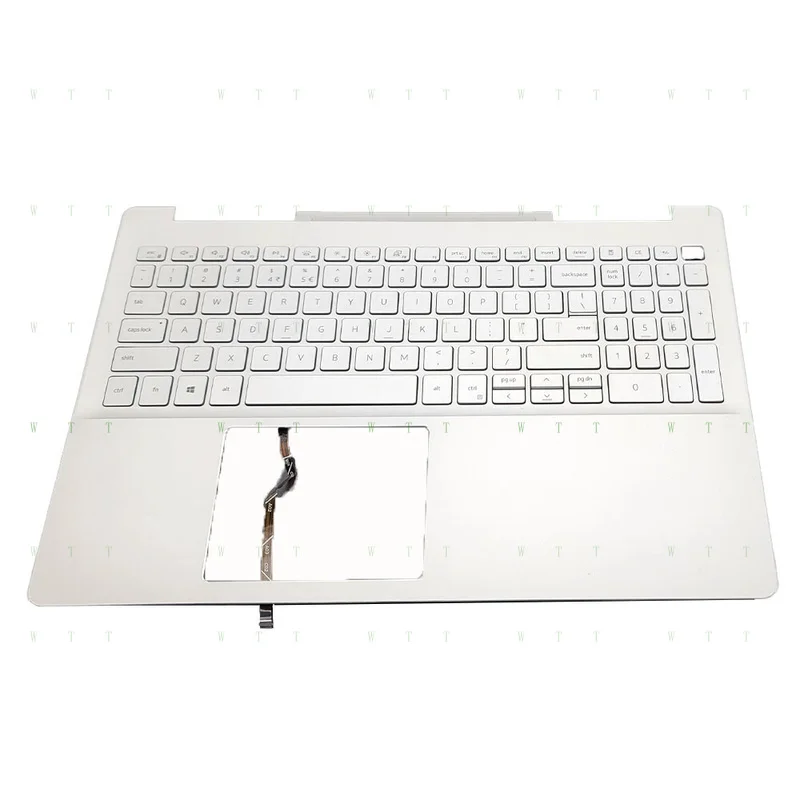 

New For Dell Inspiron 15 7591 Palmrest Keyboard w/Backlit Silver 0PJ1JN PJ1JN US