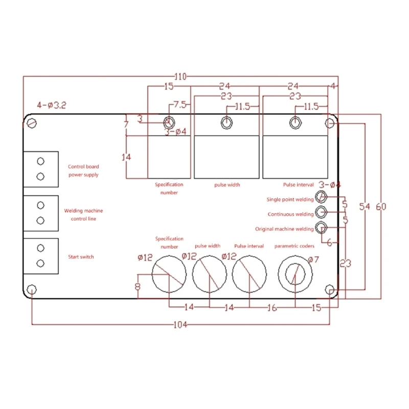 Spots Welding Machine Cold Welding Control Board Control NYYHD01 Dropship