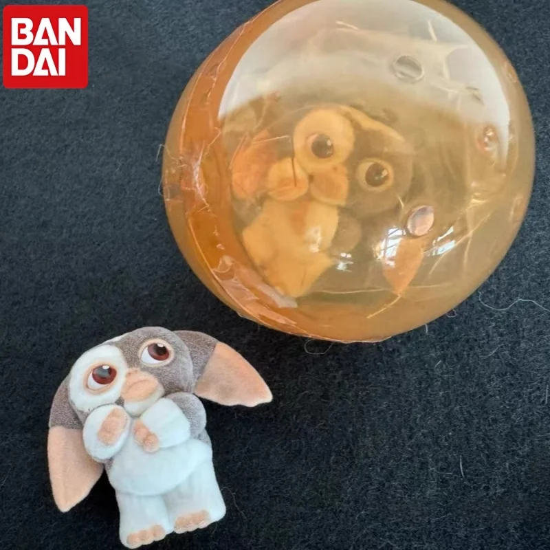 Bandai Original, 4 piezas, cápsula Gashapon, Flockies, Gremlins, figuras de Anime, juguetes para niños, regalo, modelo coleccionable, adornos