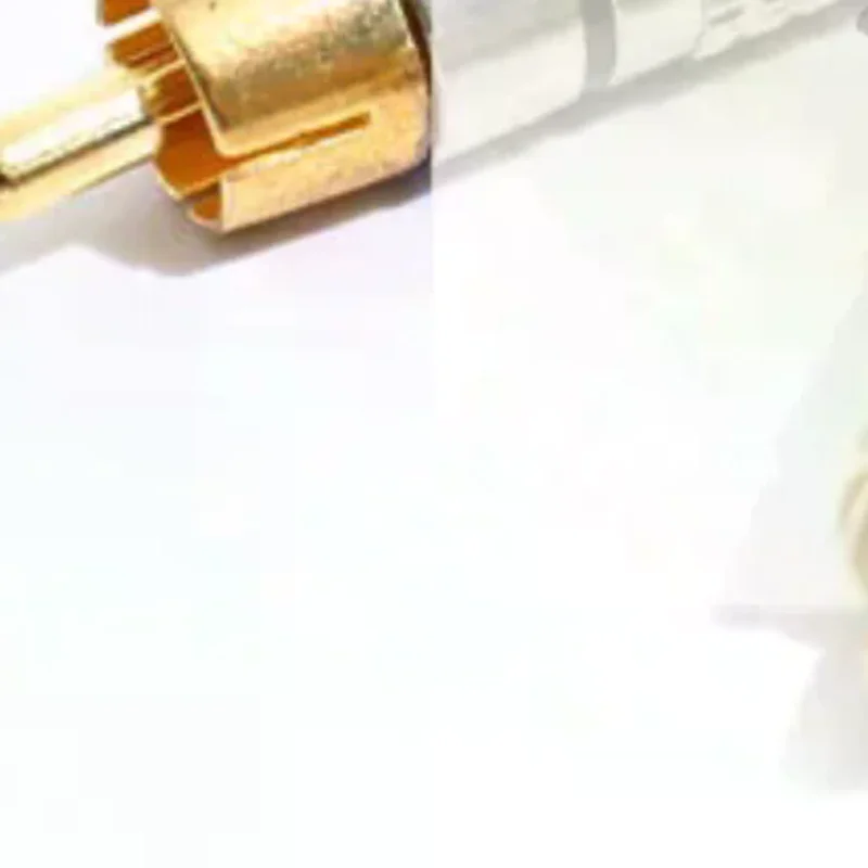 10pcs    Male Connector Non Solder plug Adapter for Audio Cable Plug Video CCTV camera Solder-Free High Quantity