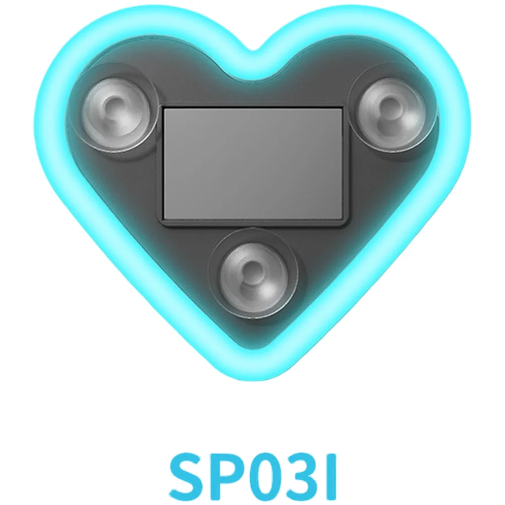 For Night Lighting Window Light Display Heart Shape Ambient Light Nighttime Car Ambiance Customizable Lighting Modes