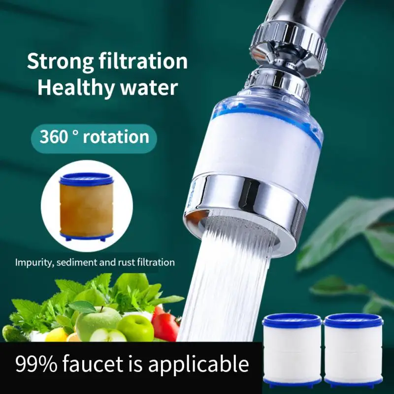 Faucet Connector Creative Splashproof Water Kitchen Sink Water Filter Bubbler Swivel Head Wholesale Spash-proof Tap Fitting Hot