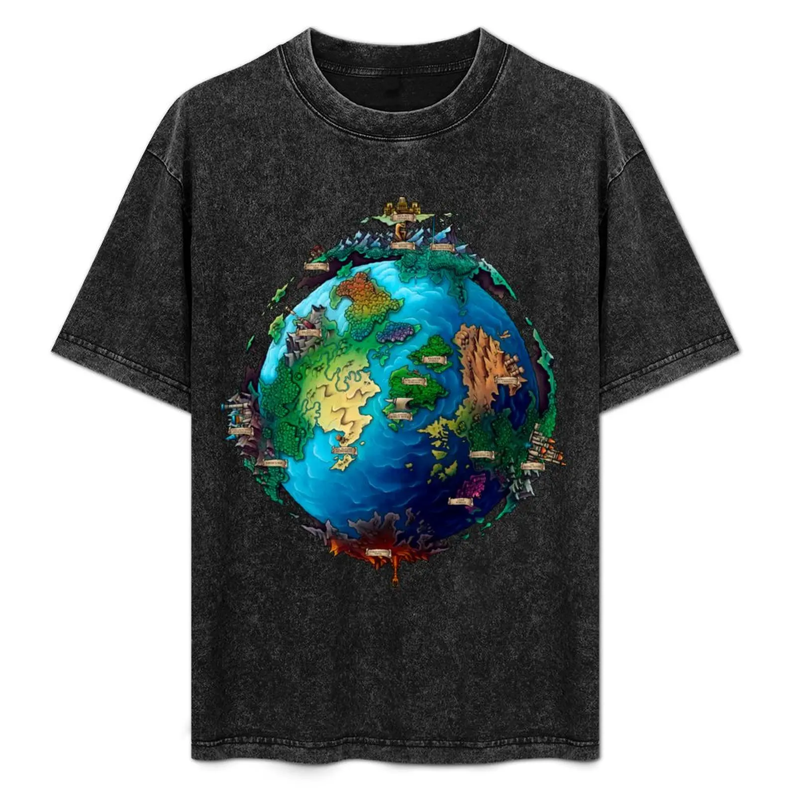 

Planet World Anvil with Place names T-Shirt t shirts designer t shirts cotton 100% essential t shirt man shirt summer T-Shirt