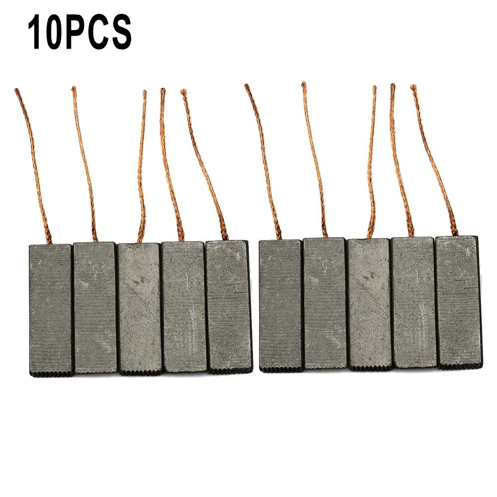 

Power Tools Parts Set Carbon Brush Indoor 10pcs 39*13.5*5mm 70mm Accessories Parts Washing Machine Reliability
