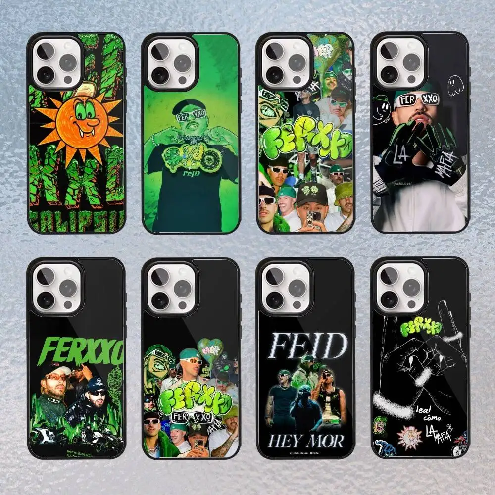 

Singer F-Feid F-Ferxxo S-SIXDO Phone Case For iPhone17,16,15,14,13,12,11 Plus,Pro Max Magnetic Magsafe Wireless Charging