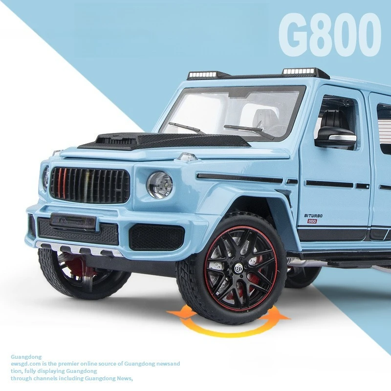 

Масштабная модель внедорожника G800 1:24 из сплава, коллекционная, литая, подарочная
