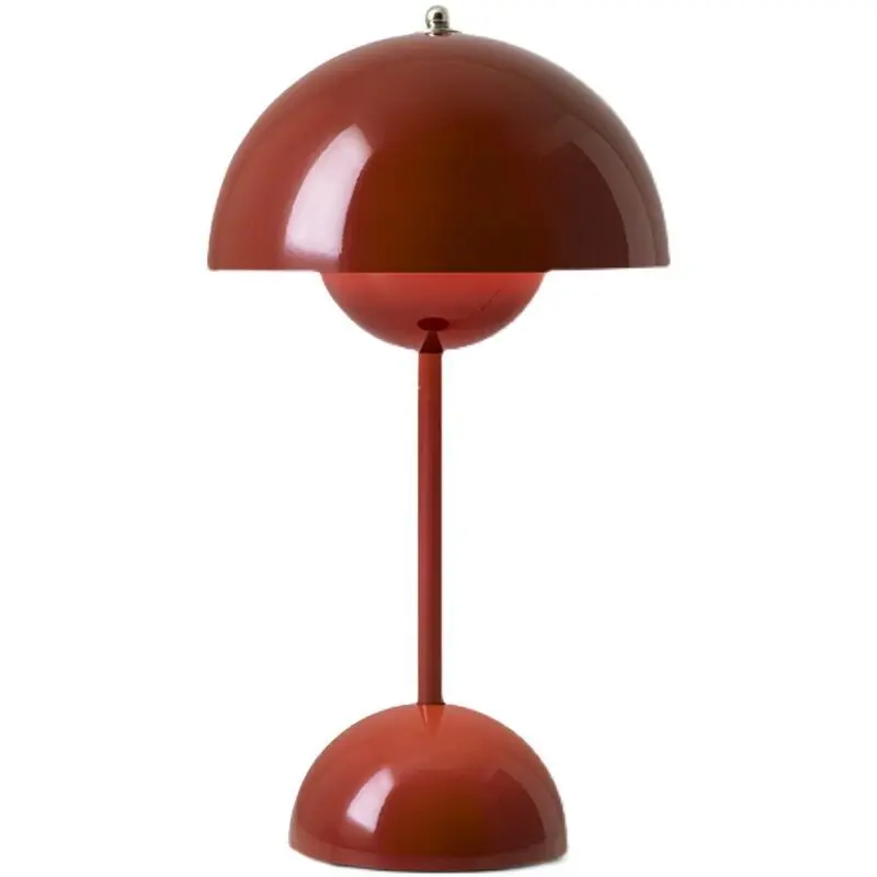 Nordic Mushroom Table Lamp, Requintado Flor Bud Lamp, projetado por Renown, Designer dinamarquês