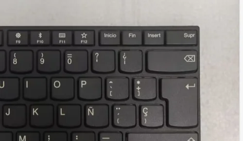 Imagen 2 del producto Teclado SP para Lenovo Thinkpad E480 T480S L480 T490 E490 T495 L380 L390 Yoga L490 diseño español marco negro retroiluminado