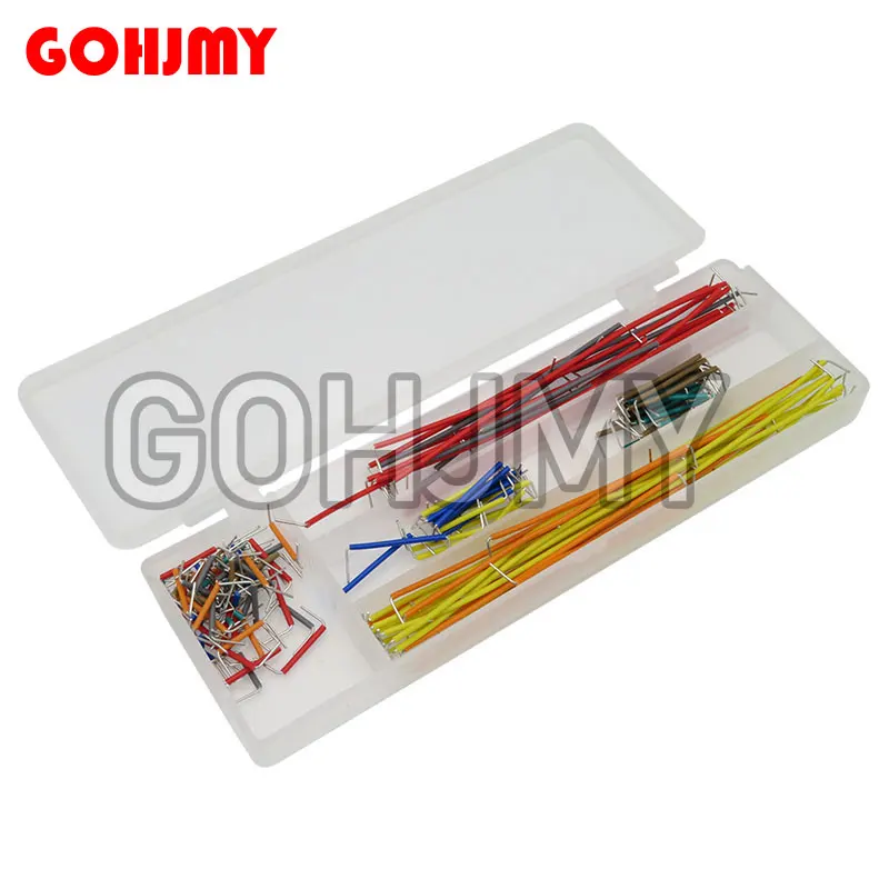 14Kind 10Strip = 140PCS U Shape Solderless Breadboard Jumper Cable Wire Kit For PCB Bread Board for Arduino